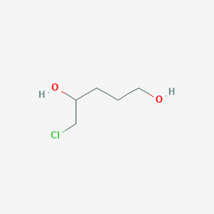 molecular formula C5H11ClO2 B8611118 5-Chloro-1,4-pentanediol 