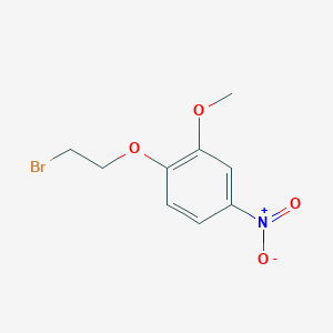 molecular formula C9H10BrNO4 B8611356 1-(2-Bromoethoxy)2-methoxy-4-nitrobenzene 