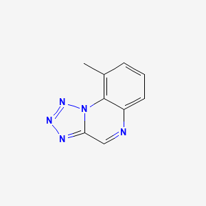 molecular formula C9H7N5 B8611381 9-Methyltetrazolo[1,5-a]quinoxaline CAS No. 61148-23-0