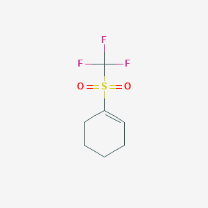 1-(Trifluoromethanesulfonyl)cyclohex-1-ene