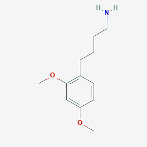 molecular formula C12H19NO2 B8611613 4-(2,4-Dimethoxyphenyl)butan-1-amine 