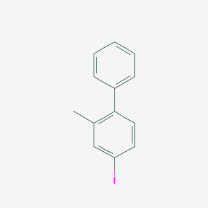 molecular formula C13H11I B8611623 4-Iodo-2-methyl-1,1'-biphenyl 
