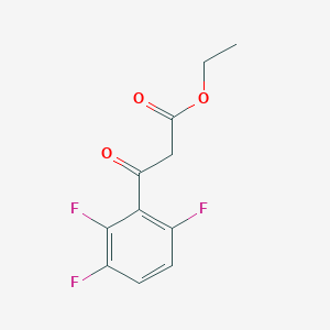 molecular formula C11H9F3O3 B8611768 Ethyl 3-oxo-3-(2,3,6-trifluorophenyl)propanoate 