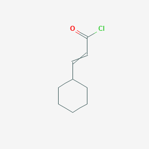 molecular formula C9H13ClO B8611824 3-Cyclohexylprop-2-enoyl chloride CAS No. 52331-62-1