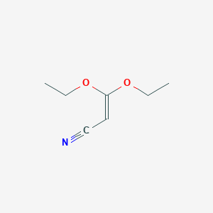 molecular formula C7H11NO2 B8611836 3,3-Diethoxyacrylonitrile 