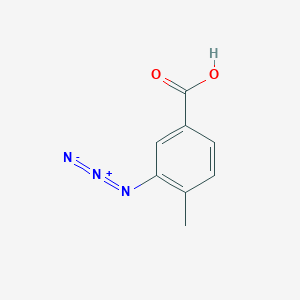 molecular formula C8H7N3O2 B8611856 3-azido-4-methylbenzoic acid 