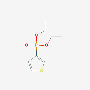 molecular formula C8H13O3PS B8611861 3-(Diethoxyphosphoryl)thiophene 