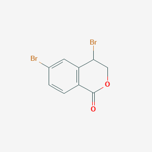 molecular formula C9H6Br2O2 B8611886 4,6-Dibromoisochroman-1-one 