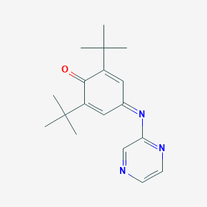 2,6-Di-tert-butyl-4-[(pyrazin-2-yl)imino]cyclohexa-2,5-dien-1-one