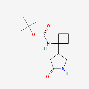 4-(1-Tert-butoxycarbonylaminocyclobutyl)-2-pyrrolidone