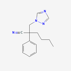 1H-1,2,4-Triazole-1-propanenitrile, alpha-butyl-alpha-phenyl-