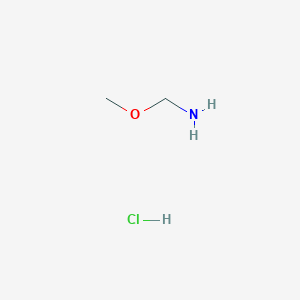 molecular formula C2H8ClNO B8612080 Methoxymethanamine hydrochloride CAS No. 116430-68-3