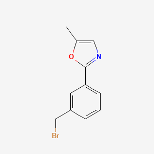 2-(3-(Bromomethyl)phenyl)-5-methyloxazole
