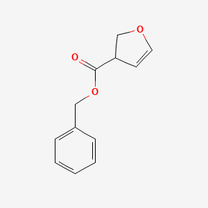 molecular formula C12H12O3 B8612097 Benzyl 2,3-dihydrofuran-3-carboxylate CAS No. 97222-13-4