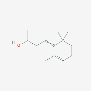 molecular formula C13H22O B8612172 4-(2,6,6-Trimethyl-2-cyclohexen-1-ylidene)-butan-2-ol CAS No. 61693-40-1
