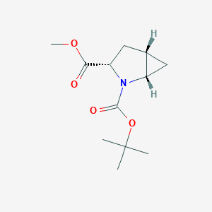 2-tert-butyl 3-methyl (1S,3S,5S)-2-azabicyclo[3.1.0]hexane-2,3-dicarboxylate