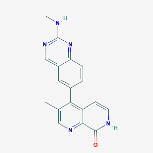 3-methyl-4-(2-(methylamino)quinazolin-6-yl)-1,7-naphthyridin-8(7H)-one
