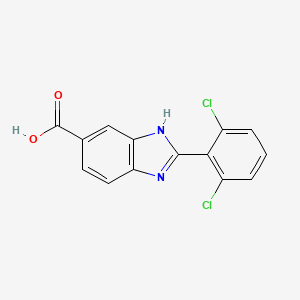 2-(2,6-Dichloro-phenyl)-3H-benzoimidazole-5-carboxylic acid