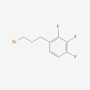 molecular formula C9H8BrF3 B8612281 1-(3-Bromopropyl)-2,3,4-trifluorobenzene 