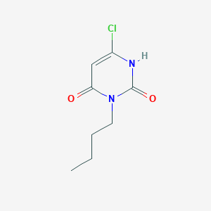 molecular formula C8H11ClN2O2 B8612291 3-butyl-6-chloropyrimidine-2,4(1H,3H)-dione 