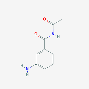 molecular formula C9H10N2O2 B8612320 3-Amino-N-(acetyl)phenylcarboxamide 