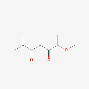 2-Methoxy-6-methylheptane-3,5-dione