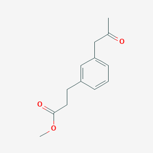 Methyl-3-[3-(2-oxopropyl)phenyl]propanoate
