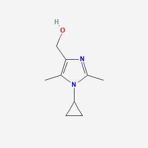 (1-Cyclopropyl-2,5-dimethyl-1H-imidazol-4-yl)-methanol