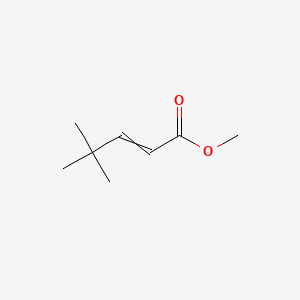 molecular formula C8H14O2 B8612444 4,4-Dimethyl-pent-2-enoic acid methyl ester 
