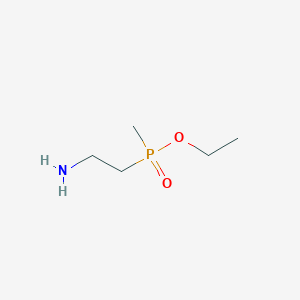 molecular formula C5H14NO2P B8612466 Ethyl (2-aminoethyl)(methyl)phosphinate 