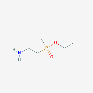 molecular formula C5H14NO2P B8612466 (2-Amino-ethyl)-methyl-phosphinic acid ethyl ester 