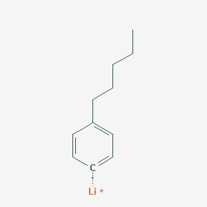 molecular formula C11H15Li B8612546 Lithium, (4-pentylphenyl)- CAS No. 100907-47-9