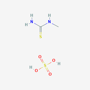 molecular formula C2H8N2O4S2 B8612837 methyl isothiourea sulfate CAS No. 67877-46-7
