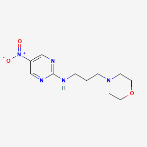 N-(3-morpholinopropyl)-5-nitropyrimidin-2-amine