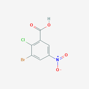 2-Chloro-3-bromo-5-nitrobenzoic acid