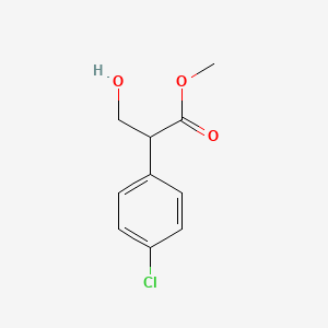 Methyl 2-(4-chlorophenyl)-3-hydroxypropanoate