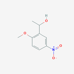 molecular formula C9H11NO4 B8613171 1-(2-Methoxy-5-nitrophenyl)ethanol 