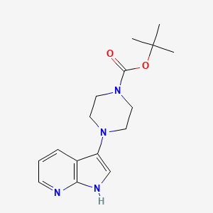 Tert-butyl 4-(1H-pyrrolo[2,3-B]pyridin-3-YL)piperazine-1-carboxylate