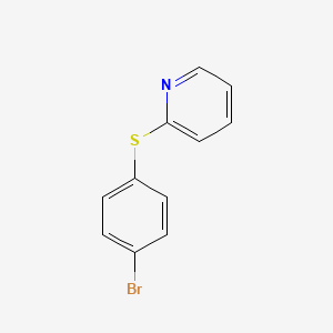molecular formula C11H8BrNS B8613196 4-Bromophenyl(2-pyridinyl) sulfide 