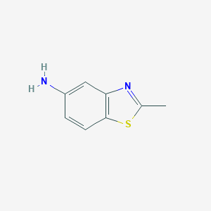 molecular formula C8H8N2S B086132 5-Amino-2-methylbenzothiazole CAS No. 13382-43-9