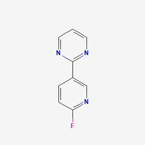 2-(6-Fluoro-3-pyridinyl)pyrimidine