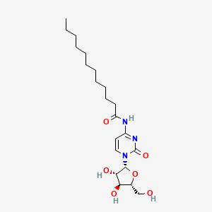 1-beta-D-Arabinofuranosyl-N(sup 4)-lauroylcytosine