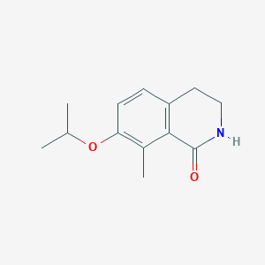 8-methyl-7-(propan-2-yloxy)-3,4-dihydroisoquinolin-1(2H)-one