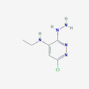 6-chloro-N-ethyl-3-hydrazinopyridazin-4-amine