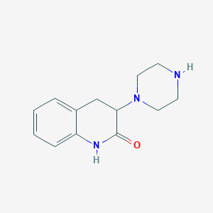 3-(piperazin-1-yl)-3,4-dihydroquinolin-2(1H)-one