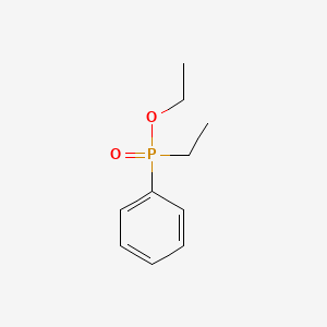 molecular formula C10H15O2P B8613564 Ethyl ethylphenylphosphinate CAS No. 2227-43-2