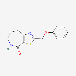 5,6,7,8-tetrahydro-2-(phenoxymethyl)-4H-thiazolo[5,4-c]azepin-4-one