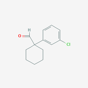1-(3-Chlorophenyl)cyclohexane-carbaldehyde