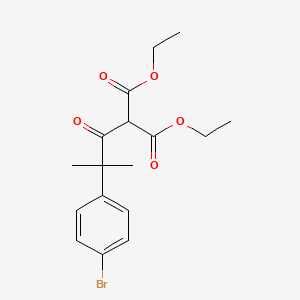 Diethyl 2-(2-(4-bromophenyl)-2-methylpropanoyl)malonate