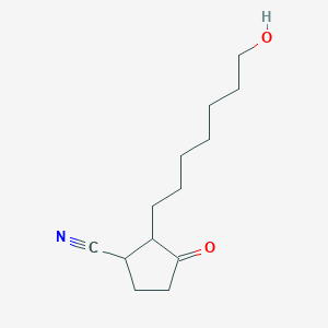 2-(7-Hydroxyheptyl)-3-oxocyclopentanecarbonitrile
